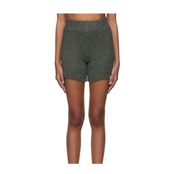 New SKIMS Cozy Knit Shorts Smoke Size L/XL - Picture 1 of 5